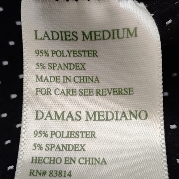 Tangerine Hoodie Women's Black White Striped Hoodie Size Medium - Picture 9 of 9